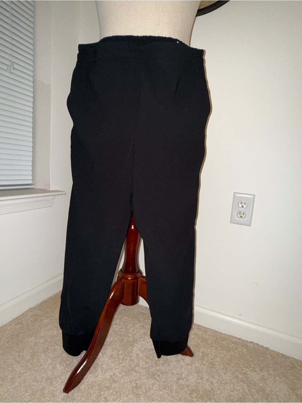 Zara Black Track Jogger Pants
